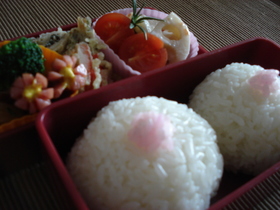 愛を込めて夫へ♥おっぱい弁当♥
