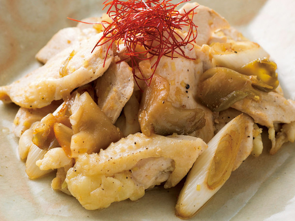 鶏胸肉のザーサイいため