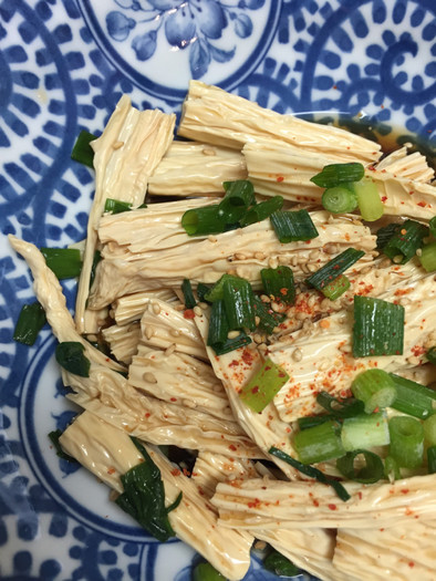 冷拌腐竹 湯葉の中華冷菜の写真