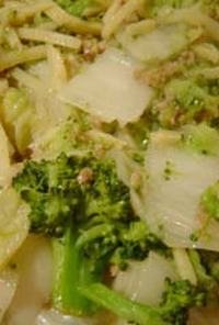 白菜とブロッコリーの中華風