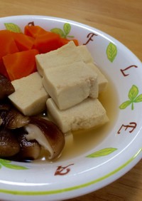 優しい味がジュワッ♡高野豆腐の煮物♡