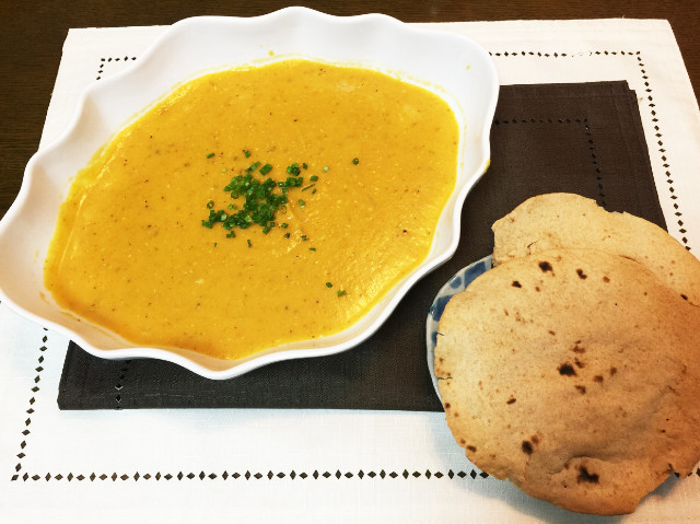 エジプト オレンジレンティルのスープ の画像