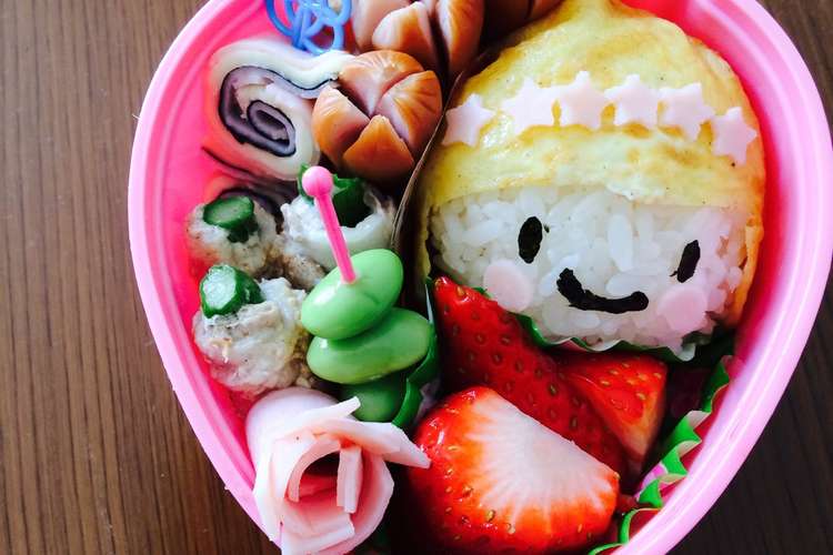 簡単 キャラ弁 星の女の子 レシピ 作り方 By マリー クックパッド 簡単おいしいみんなのレシピが357万品
