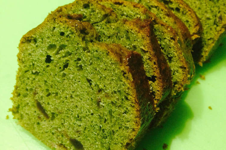 緑茶とあんこの和パウンドケーキ レシピ 作り方 By チョコ好き クックパッド