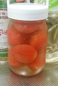 簡単ピクルス、トマトの酢漬け。