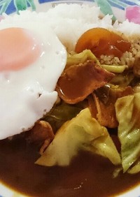 昨夜のカレーが、カフェカレーに変身★