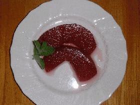 梨の赤ワイン煮♪