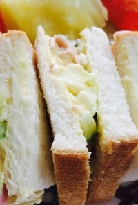 簡単♡食べやすいミックスサンドイッチ