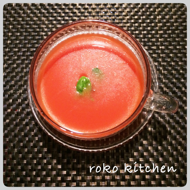 冷製トマトスープの画像