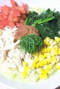 夏野菜たっぷり塩ラーメン