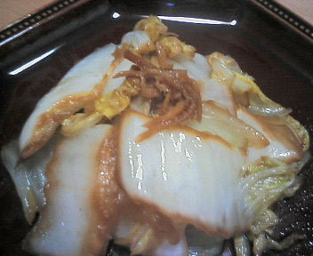 白菜の生姜焼きの画像