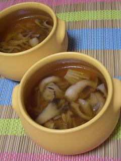 寒天とろみで☆きのこたっぷり酸辣湯