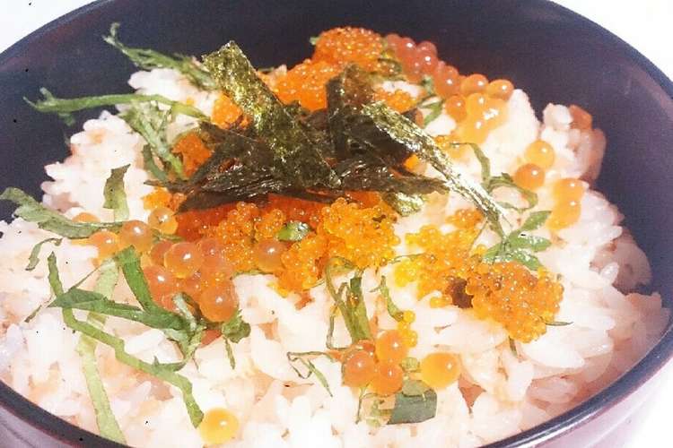 鮭の親子丼とびっこ入りました レシピ 作り方 By クローバー クックパッド 簡単おいしいみんなのレシピが374万品