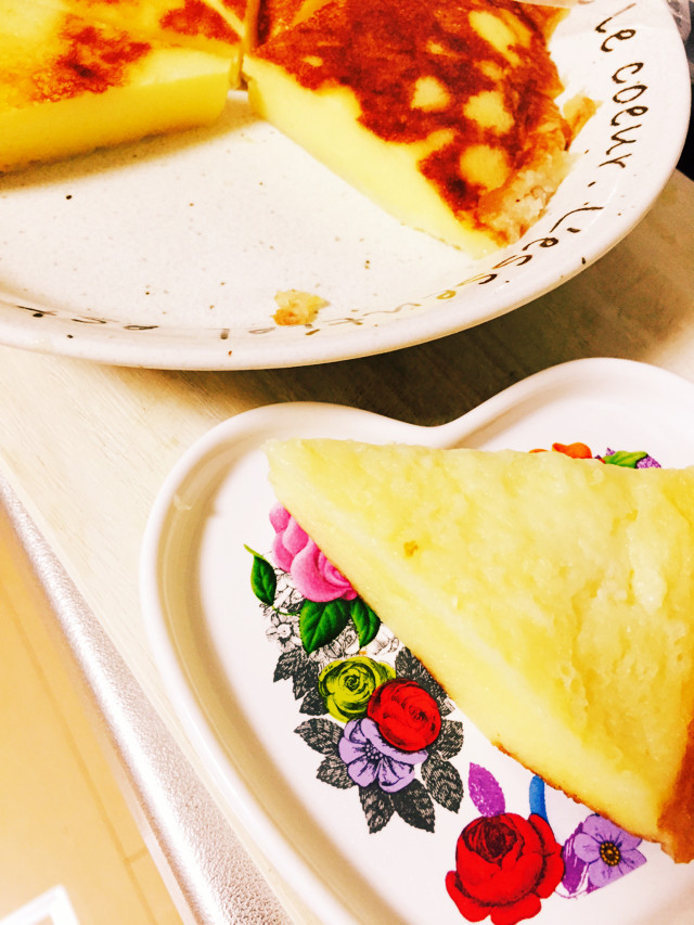 HM&炊飯器で簡単スフレチーズケーキ☆の画像