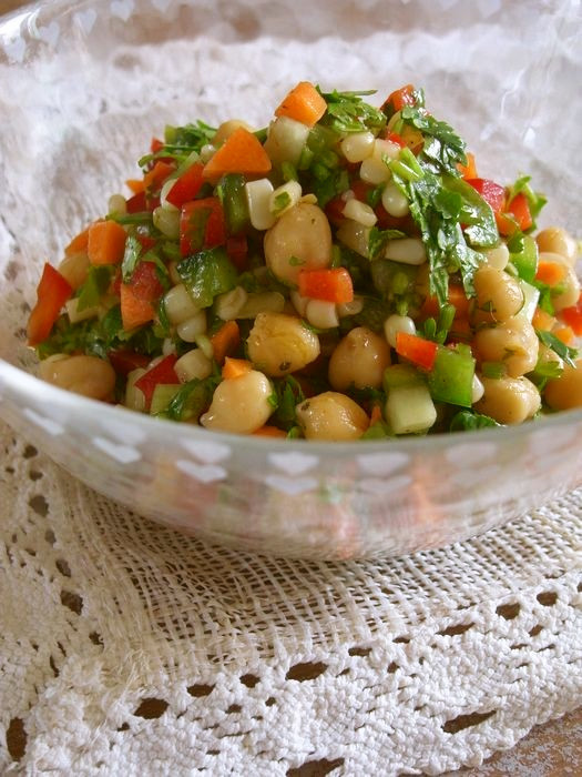 モロッコ風ミックススパイスひよこ豆サラダの画像