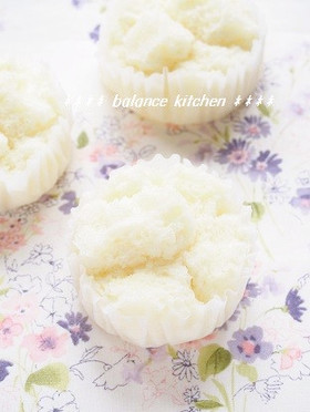 ふわふわ。シンプルミルク蒸しパン