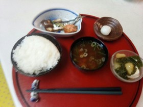 血管ダイエット食364(煮鮭&焼き鰯)