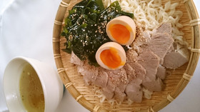 サッポロ一番塩ラーメンを使った夏つけ麺