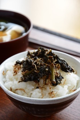 ご飯がおいしい! 京唐菜の佃煮