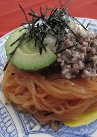サラダ風ビビン冷麺