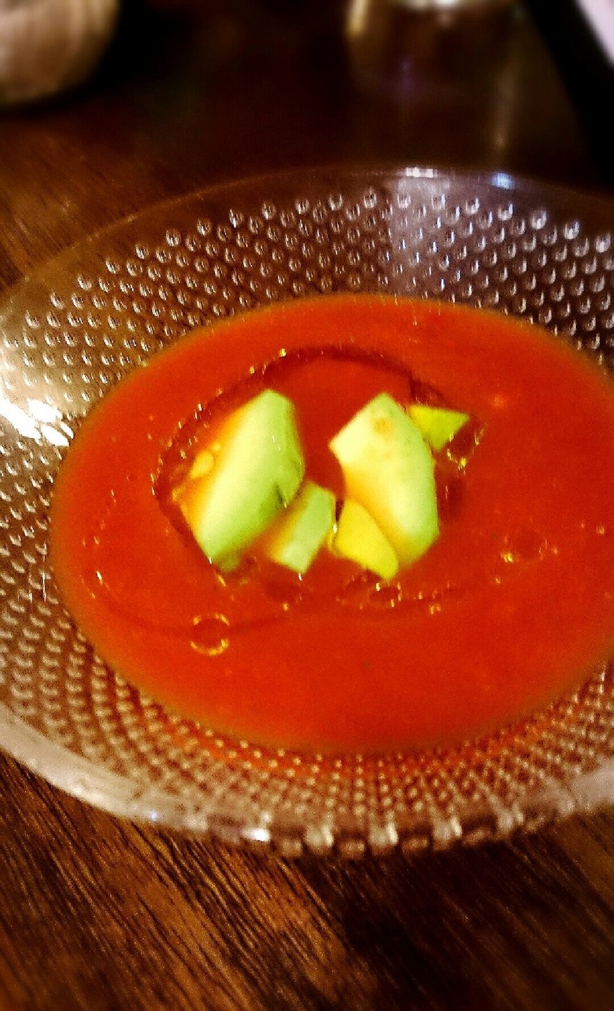 トマトジュースで簡単冷たいガスパチョの画像