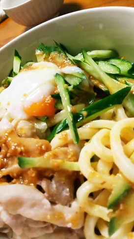 冷しゃぶ サラダ うどんに!絶品味噌ダレ