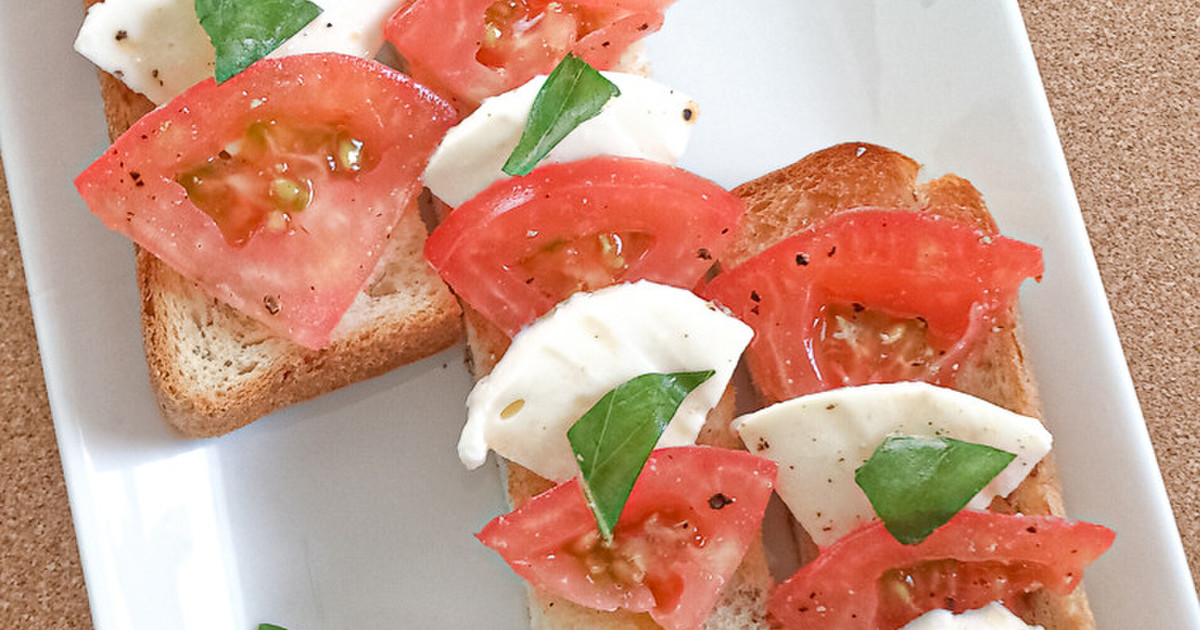 カプレーゼの朝食サンドイッチのレシピ