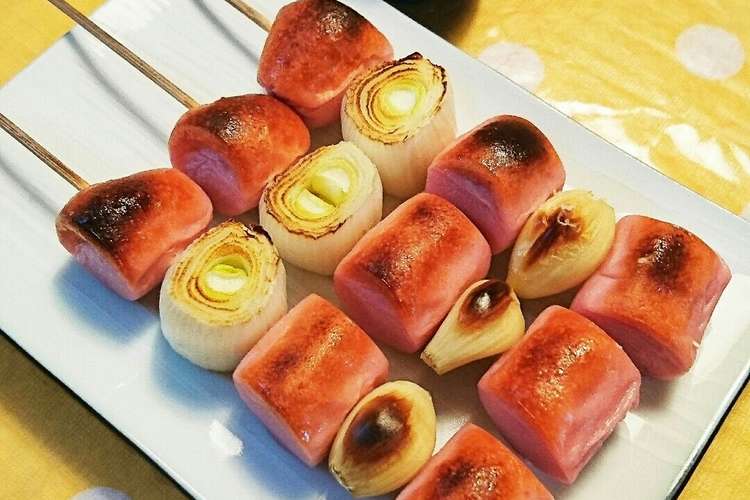 魚肉ソーセージの焼き鳥風 レシピ 作り方 By のんちゃん921 クックパッド