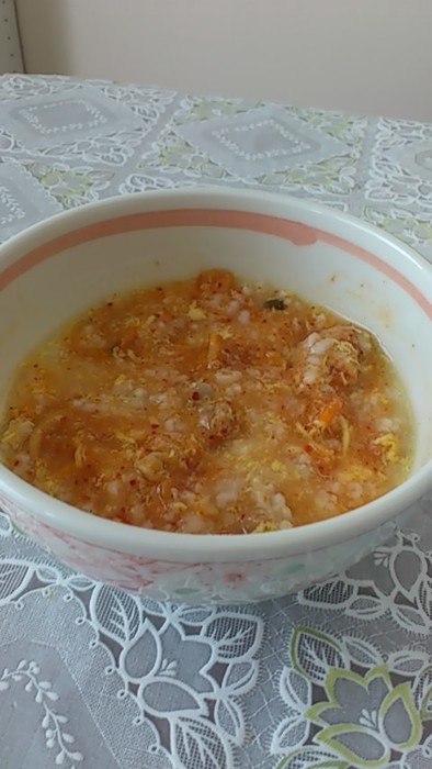 リメイク★豚キムチ粥の写真