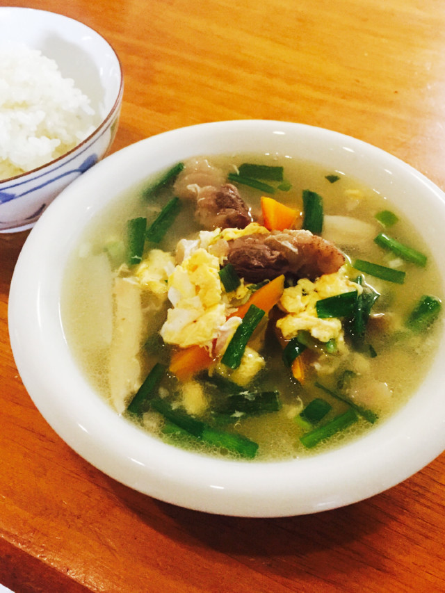 牛肉韓国風スープの画像