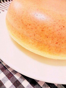 炊飯器でしっとりふわふわ~ホットケーキ♡