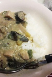 さつまいものグリーンカレー