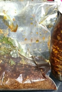 御飯のお供！！：山葵の醤油麹漬け