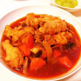 鶏の手羽元 ケチャップ煮★