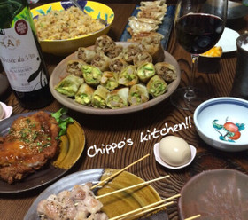 ビールがすすんで仕方ない!変わり春巻き
