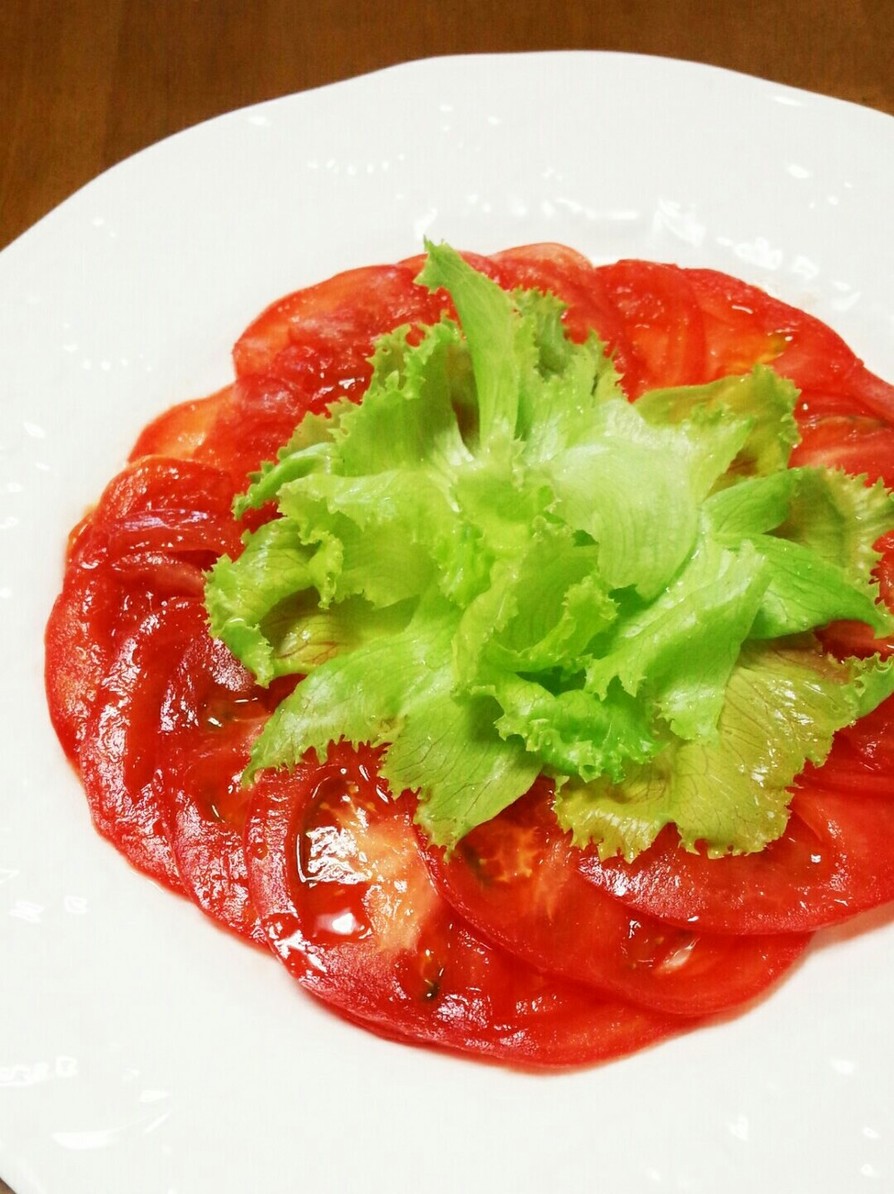 柔らかいトマトの切り方♪(薄く切る方法)の画像