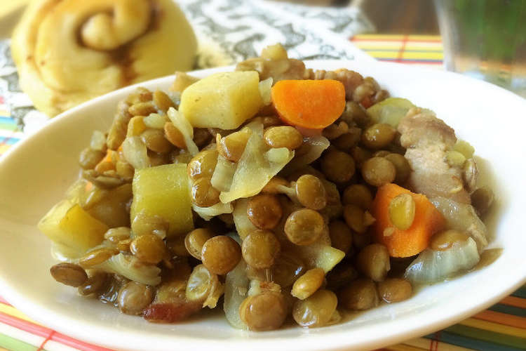 たっぷり野菜とレンズ豆の煮込み レシピ 作り方 By ばなーている クックパッド 簡単おいしいみんなのレシピが375万品