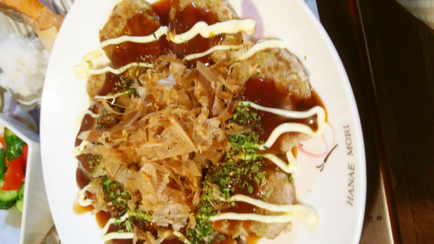 大和芋とキャベツのお好み焼き風の画像