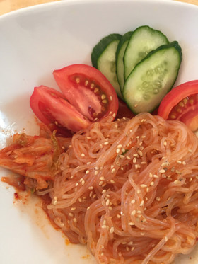 しらたきのビビン冷麺