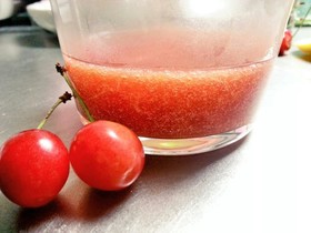 少量♪さくらんぼジャム