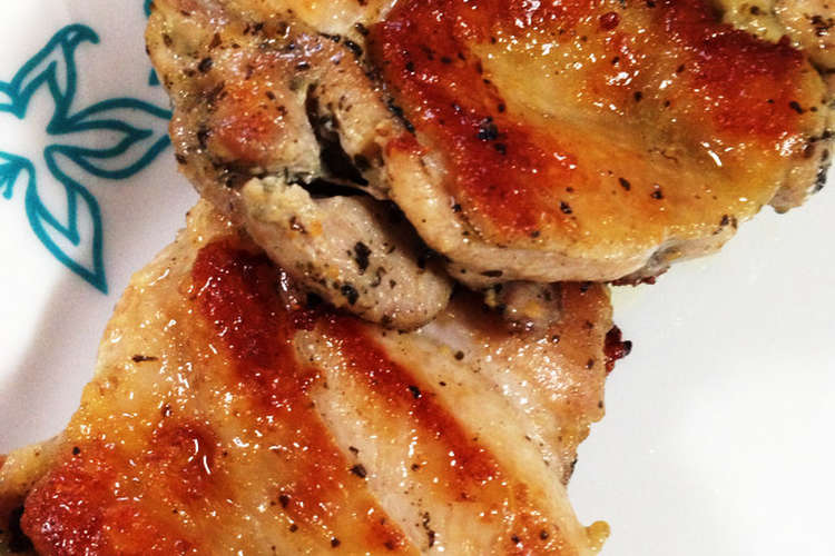 鳥もも肉のにんにくバジル焼き レシピ 作り方 By 3ayu9i クックパッド 簡単おいしいみんなのレシピが351万品
