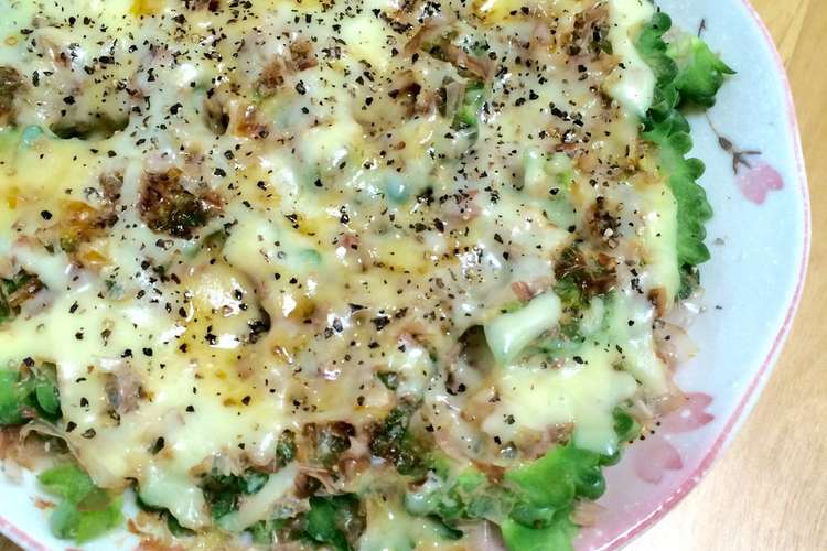 レンチンで出来る ゴーヤのチーズ焼き レシピ 作り方 By ひろママ クックパッド 簡単おいしいみんなのレシピが352万品