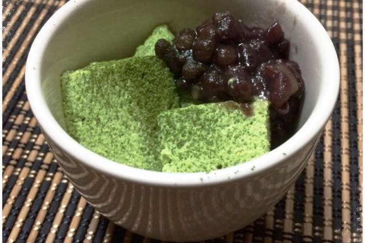 ふんわりほろ苦抹茶ムース レシピ 作り方 By さっchama クックパッド