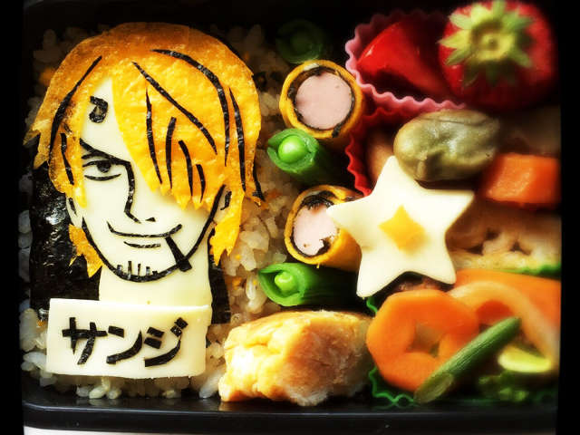 ワンピース サンジのキャラ弁 レシピ 作り方 By カナツムデラックス クックパッド