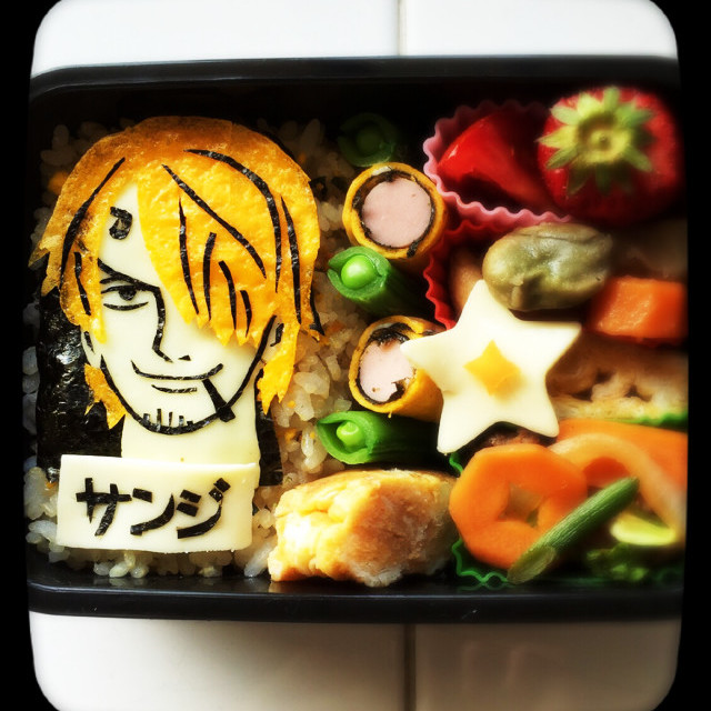 ワンピース サンジのキャラ弁 レシピ 作り方 By カナツムデラックス クックパッド