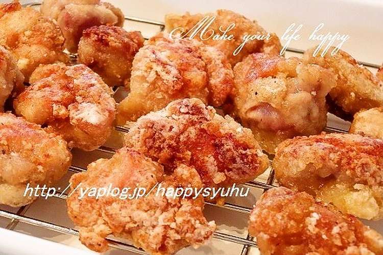 少ない油でカリッとジューシー鶏のから揚げ レシピ 作り方 By ジャカランダ クックパッド 簡単おいしいみんなのレシピが366万品