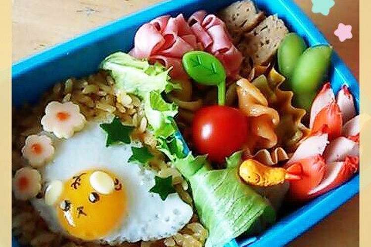 虎豆しば キャラお弁当 レシピ 作り方 By 夢ぅ クックパッド