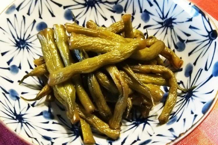 常備菜 いんげんの醤油煮 レシピ 作り方 By たぬぴぃ クックパッド 簡単おいしいみんなのレシピが352万品
