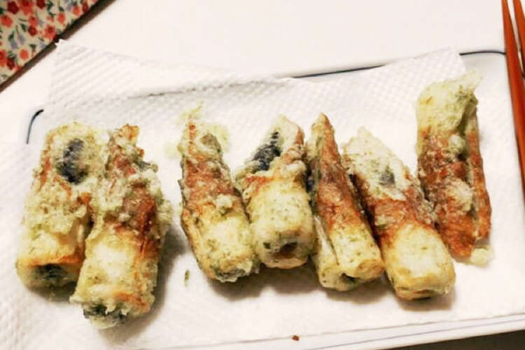 梅海苔巻きのしんじょ揚げ レシピ 作り方 By Mrsjisama クックパッド 簡単おいしいみんなのレシピが363万品