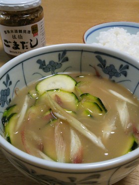 暑い日に!佐伯のごまだしで即席冷汁